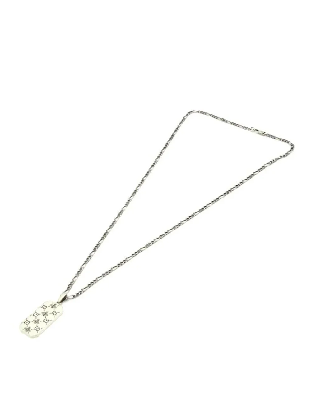 Gucci Necklace Silver Bee Plate